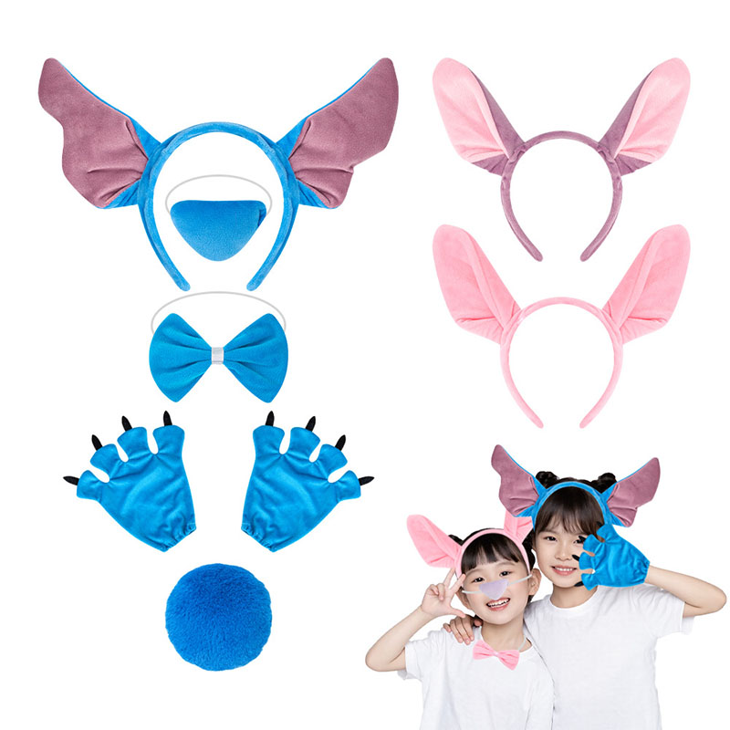 ที่คาดผมลายการ์ตูนน่ารัก สีชมพ - Anime Cosplay Blue Hair บทวิจารณ์และราคา
