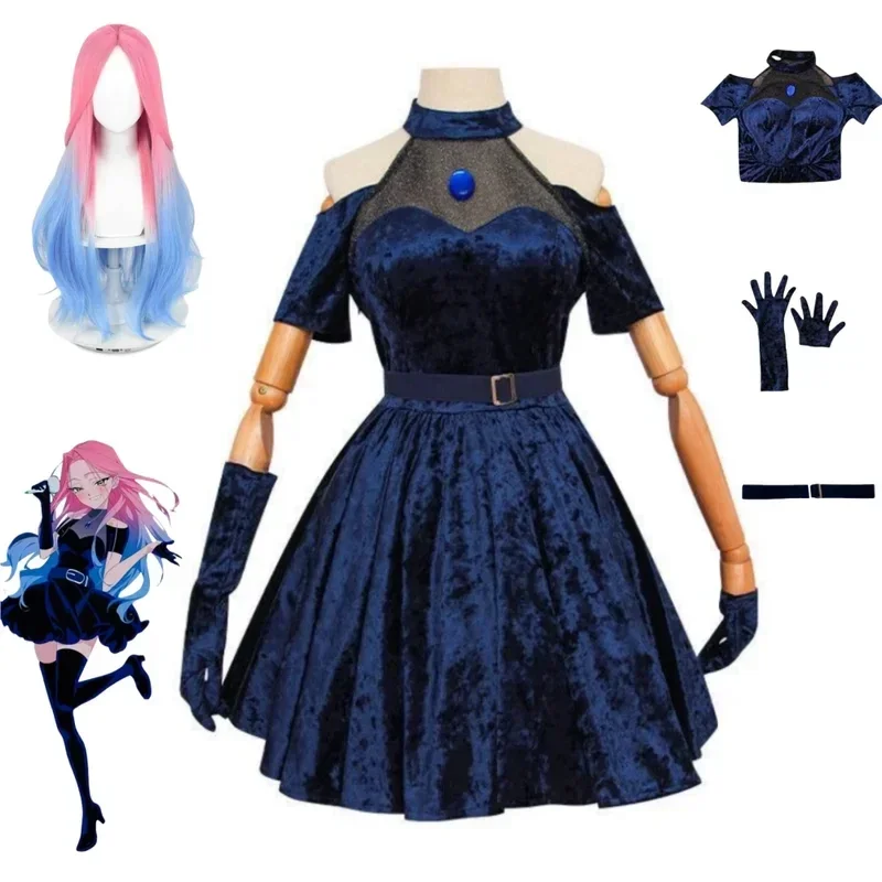 ชุดคอสเพลย์มิซิ 2026 ชุดคอสเพล - Anime Cosplay Blue Hair บทวิจารณ์และราคา